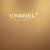 Chanel AB Chanel White with Gold Lambskin Leather Leather Golden Plate Vanity Case Italy