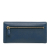 Prada B Prada Blue Calf Leather Saffiano Continental Wallet Italy