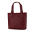 Chanel B Chanel Red Burgundy Lambskin Leather Leather CC Lambskin Wild Stitch Handbag France