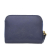 Prada B Prada Blue Dark Blue Saffiano Leather Zip Around Small Wallet Italy