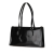 Prada B Prada Black Calf Leather Spazzolato East West Shoulder Bag Italy