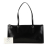 Prada B Prada Black Calf Leather Spazzolato East West Shoulder Bag Italy