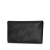 Fendi B Fendi Black Calf Leather Zucca Shadow Long Wallet Italy