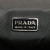 Prada B Prada Black Nylon Fabric Tessuto Double Zip Pouch Italy