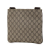 Gucci B Gucci Brown Beige Coated Canvas Fabric GG Supreme Crossbody Italy