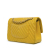 Chanel B Chanel Yellow Mustard Lambskin Leather Leather Medium Classic Chevron Lambskin Double Flap France