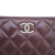 Chanel B Chanel Purple Patent Leather Leather CC Quilted Patent Zip Around Long Wallet Italy