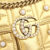 Gucci B Gucci Gold Calf Leather Mini GG Marmont Pearly Matelasse Crossbody Italy