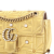 Gucci B Gucci Gold Calf Leather Mini GG Marmont Pearly Matelasse Crossbody Italy