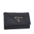 Prada AB Prada Black Nylon Fabric Tessuto Key Holder Italy