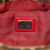 Fendi AB Fendi Brown with Red Canvas Fabric Small Zucca Chef Shoulder Bag Italy