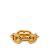 Hermès B Hermès Gold Gold Plated Metal Chaine d'Ancre Scarf Ring France