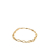 Christian Dior AB Dior Gold Gold Plated Metal CD Logo Chain Bracelet Germany