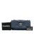 Chanel B Chanel Blue with Black Canvas Fabric Stripe Flap Bag Italy