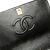 Chanel B Chanel Black Lambskin Leather Leather CC Quilted Lambskin Full Flap France