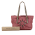 Bottega Veneta B Bottega Veneta Pink Calf Leather Intrecciato Marquise Flower Tote Italy