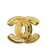 Chanel B Chanel Gold Gold Plated Metal CC Quilted Brooch France