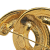 Chanel B Chanel Gold Gold Plated Metal CC Quilted Brooch France