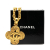 Chanel B Chanel Gold Gold Plated Metal Gold Played CC Clover Pendant Necklace France