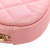 Chanel B Chanel Pink Caviar Leather Leather Quilted Caviar Zip Around Coin Pouch Spain