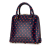 Gucci B Gucci Blue Navy Calf Leather Small Horsebit 1955 Polka Dot Top Handle Satchel Italy