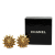 Chanel B Chanel Gold Gold Plated Metal Lion Head Cufflinks France