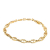 Christian Dior B Dior Gold Gold Plated Metal CD Chain Bracelet Italy