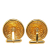 Chanel B Chanel Gold Gold Plated Metal Round Logo Cufflinks France