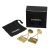 Chanel B Chanel Gold Gold Plated Metal CC 2.55 Flap Bag Clip On Earrings France