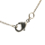 Chanel B Chanel Silver Silver Metal Plated CC Pendant Necklace Italy