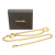 Chanel B Chanel Gold Gold Plated Metal CC Medallion Chain Belt France