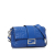 Fendi AB Fendi Blue Calf Leather FF Embossed Baguette Italy