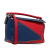 Loewe B LOEWE Red with Blue Calf Leather Small Bicolor Puzzle Satchel Spain