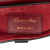 Christian Dior B Dior Red Bordeaux Calf Leather Mini Saddle Bag Italy