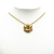 Chanel B Chanel Gold Gold Plated Metal Camellia Pendant Necklace France