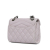 Chanel AB Chanel Gray Light Gray Calf Leather Mini Mad About Quilting Flap Bag Italy