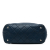 Chanel B Chanel Blue Navy Caviar Leather Leather CC Quilted Caviar Chain Tote France