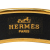 Hermès B Hermès Black with Gold Enamel Other Wide Horse Flower Print Bangle Austria