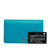 Chanel B Chanel Blue Aqua Lambskin Leather Leather Camellia Embossed Lambskin Bifold Wallet Spain