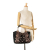 Salvatore Ferragamo AB Ferragamo Brown with Black Pony Hair Natural Material Leopard Print Betulla Tote Italy