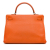 Hermès AB Hermès Orange Calf Leather Togo Kelly II Retourne 35 France