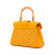 Goyard AB Goyard Yellow Coated Canvas Fabric Mini Goyardine Saigon Souple France