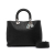 Christian Dior B Dior Black Lambskin Leather Leather Large Canyon Grained Lambskin Lady Dior Italy