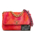 Chanel AB Chanel Pink with Orange Tweed Fabric Medium 19 Flap Italy