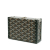 Goyard AB Goyard Black Coated Canvas Fabric Goyardine Minaudiere Trunk Bag France