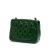 Chanel B Chanel Green Patent Leather Leather Mini Square Classic Patent Single Flap France