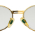 Fendi B Fendi Gold Resin Plastic Oval Eyeglasses Italy