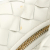 Bottega Veneta AB Bottega Veneta White Lambskin Leather Leather Mini Intrecciato Jodie Italy