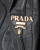 Prada Black Waves Tote Bag