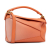 Loewe B LOEWE Orange Calf Leather Small Bicolor Puzzle Bag Spain